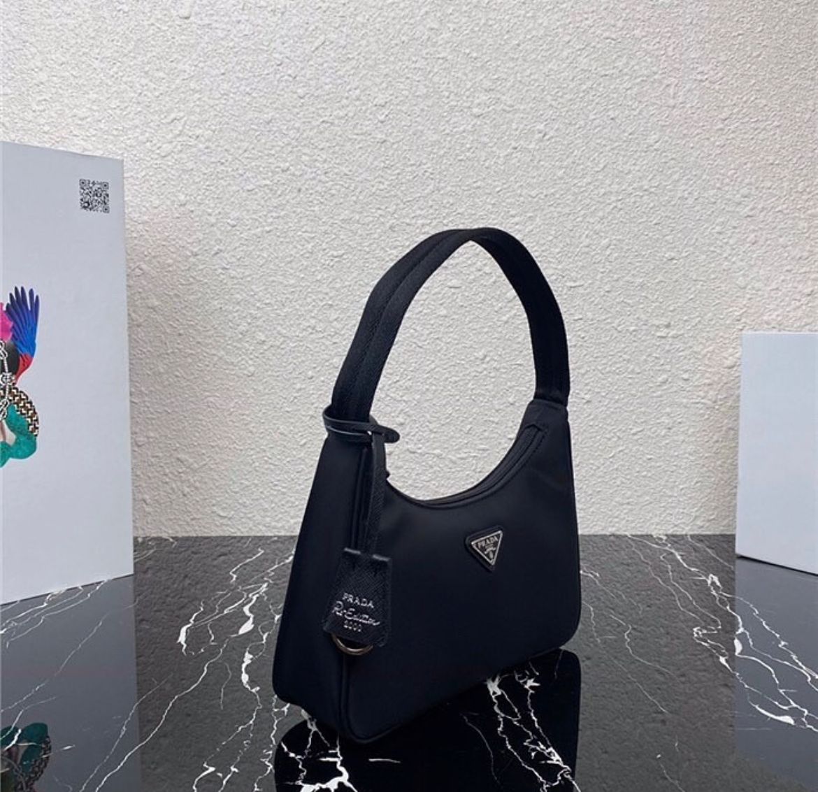 PRADA MINI BORSA IN RE-NYLON